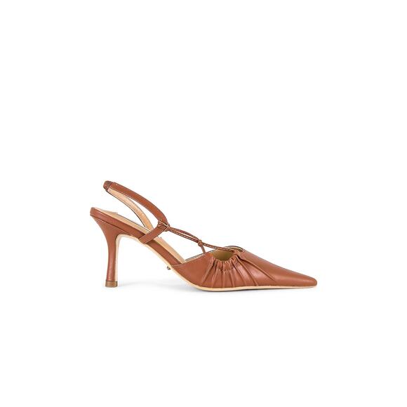 Tony Bianco 'Sakai' Brown Leather Heel Size 9.5 - Picture 1 of 6